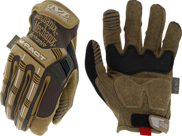 M-Pact® Gloves (Small, Brown)